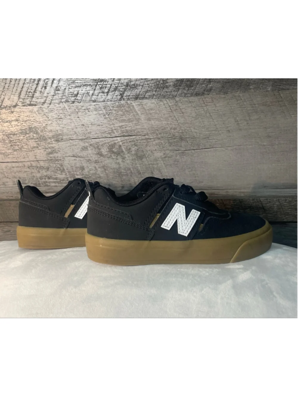 New Balance Numeric Jamie Foy 306 Kids Black Gum Skate Shoes Size 11C